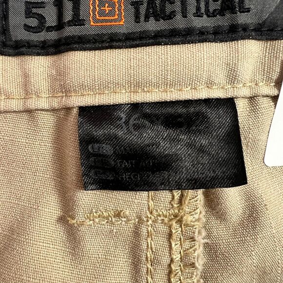 511 Tactical Pants Mens 36 Beige Cargo Paratrooper Gorpcore Straight Leg Ripstop - Picture 10 of 14